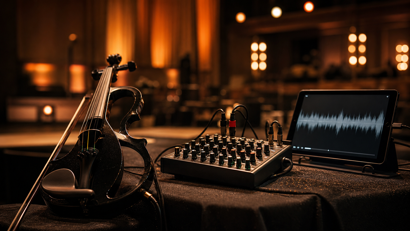 Best Compact Mixers for Electric Violinists Using Backing Tracks Live — Tanya Strings blog article image