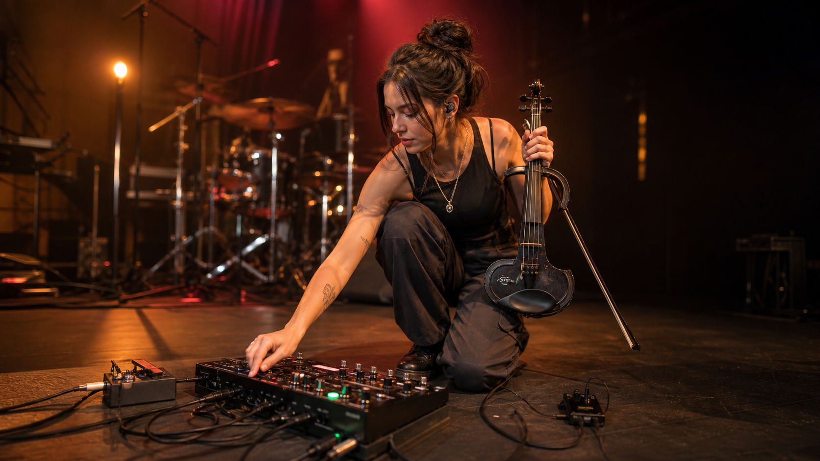 Best Multi-Effects Pedals for Electric Violinists on Stage — Tanya Strings blog article image