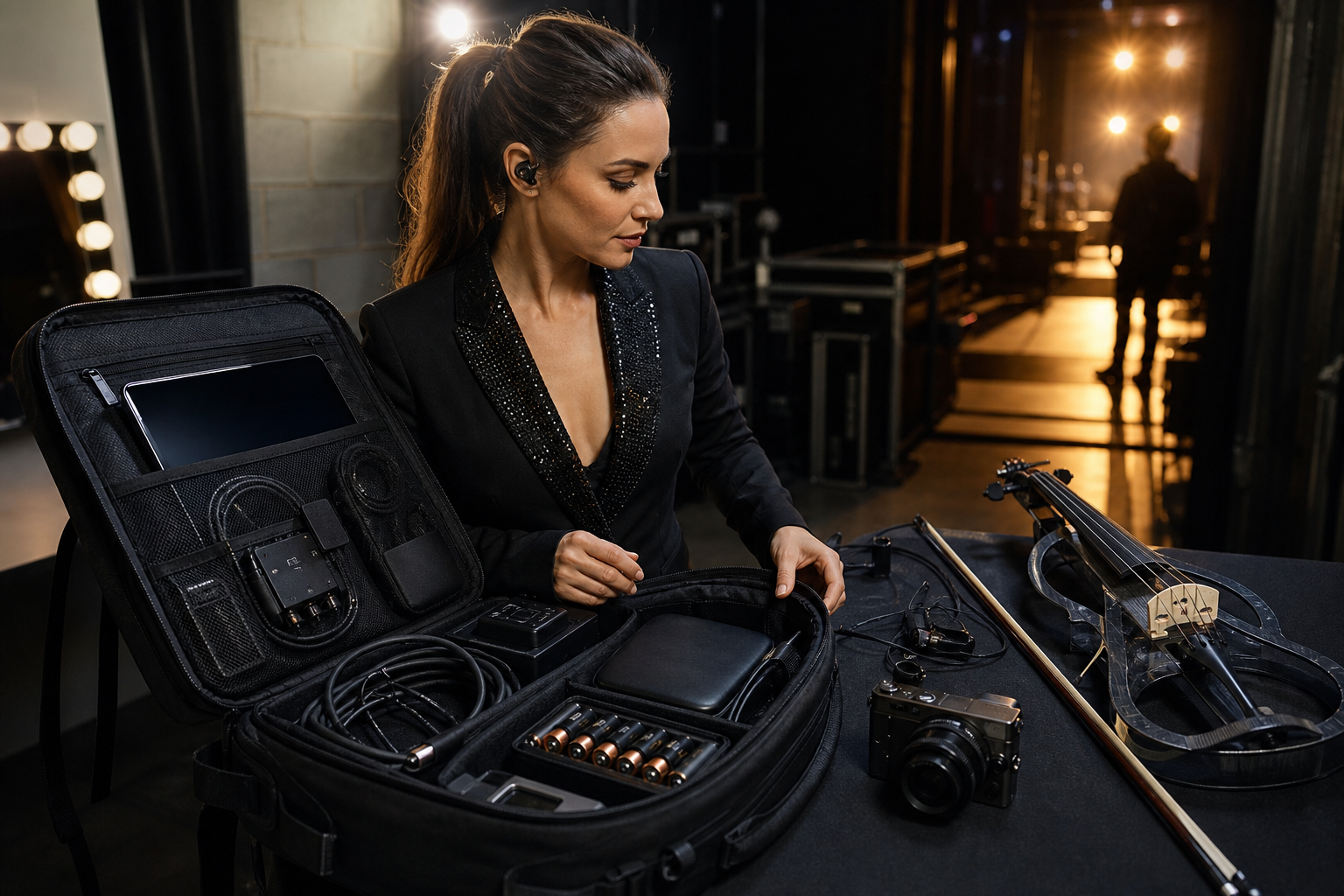 Best Backpacks and Gear Bags for Electric Violinists Who Carry Pedals, Cables, and Content Gear — Tanya Strings blog article image