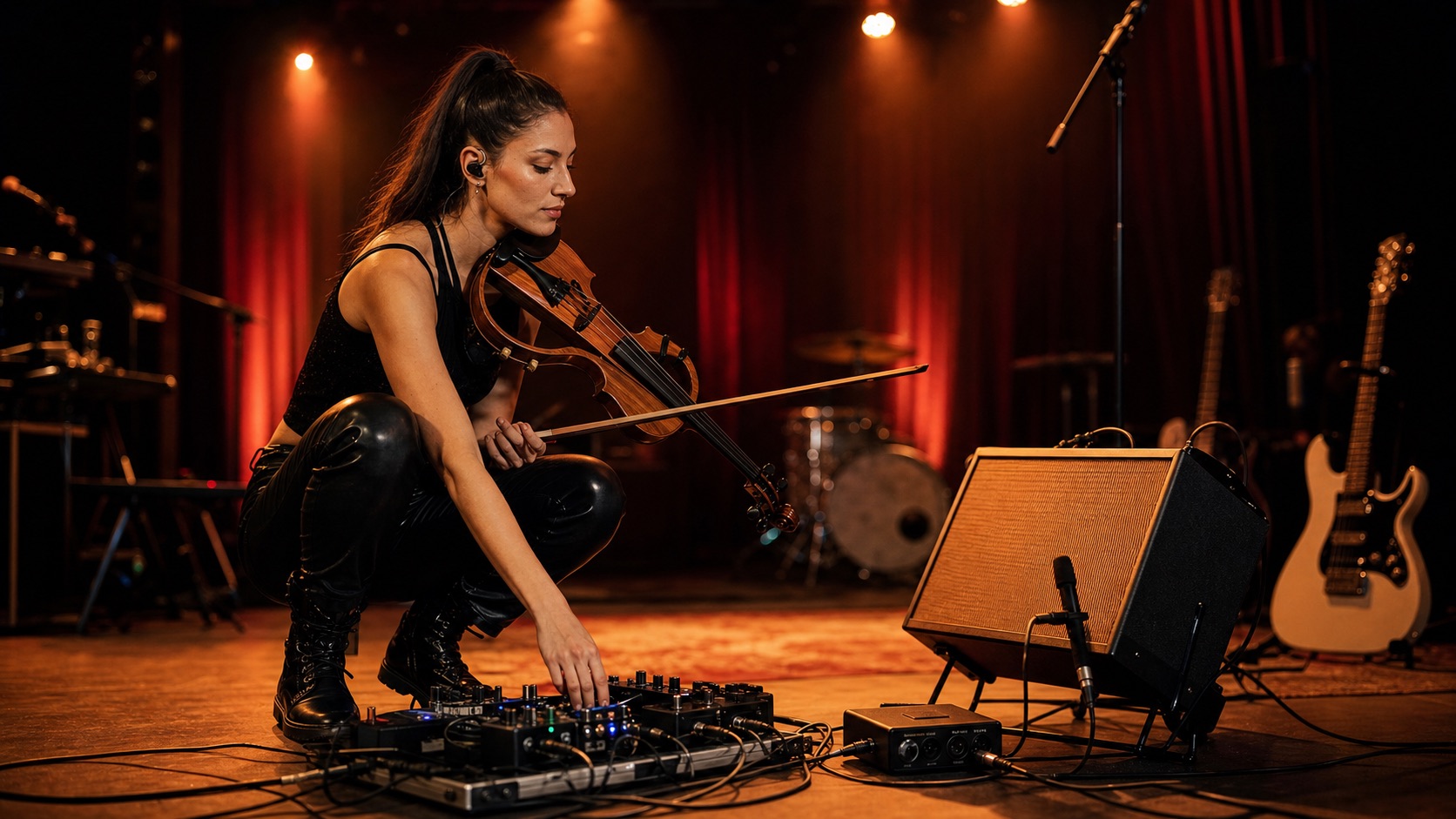 Best Electric Violin Stage Setup for Small Live Shows — Tanya Strings blog article image