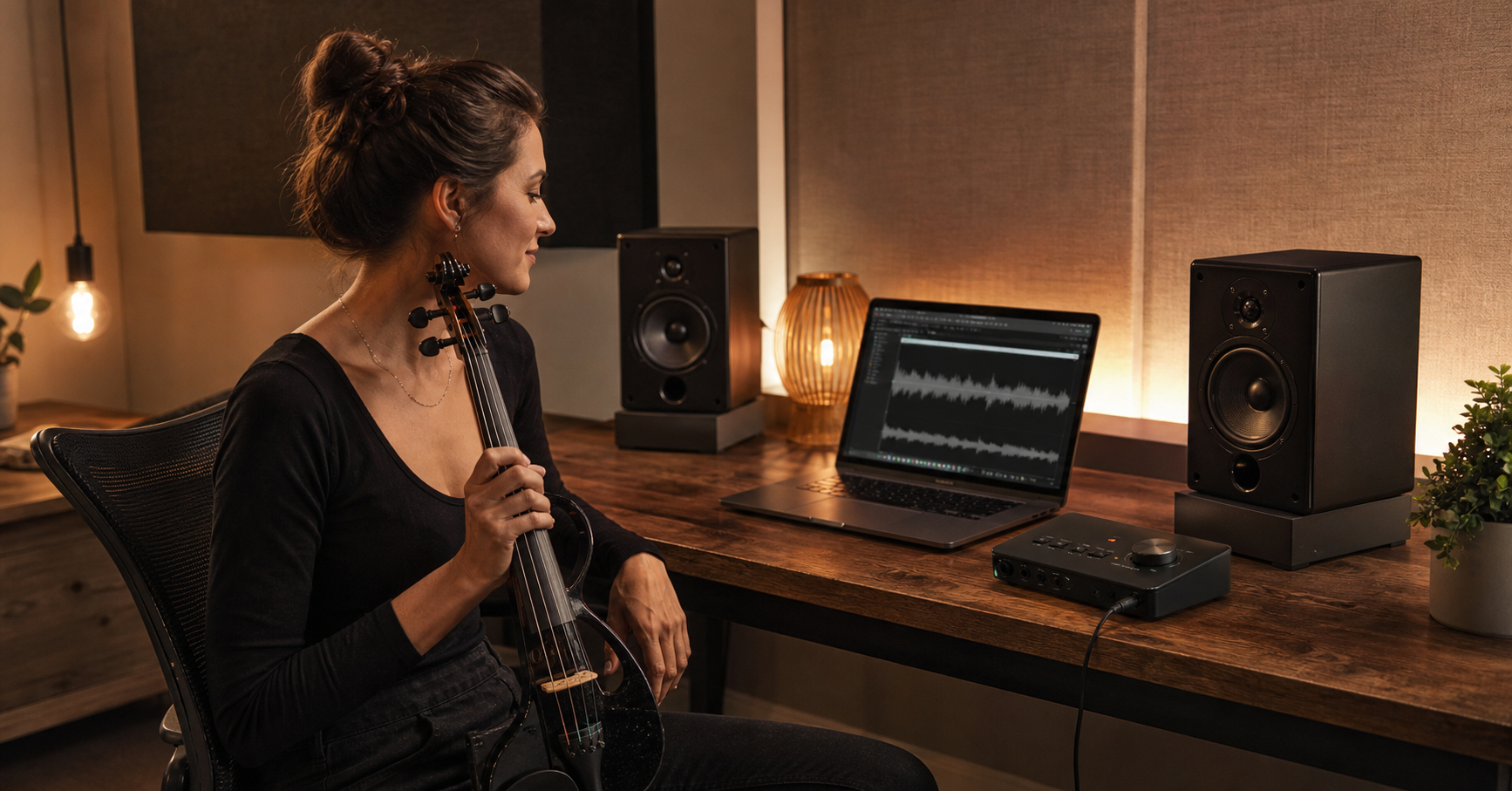 Best Studio Monitor Speakers for Electric Violinists Editing Tracks, Reels, and DI Tone — Tanya Strings blog article image