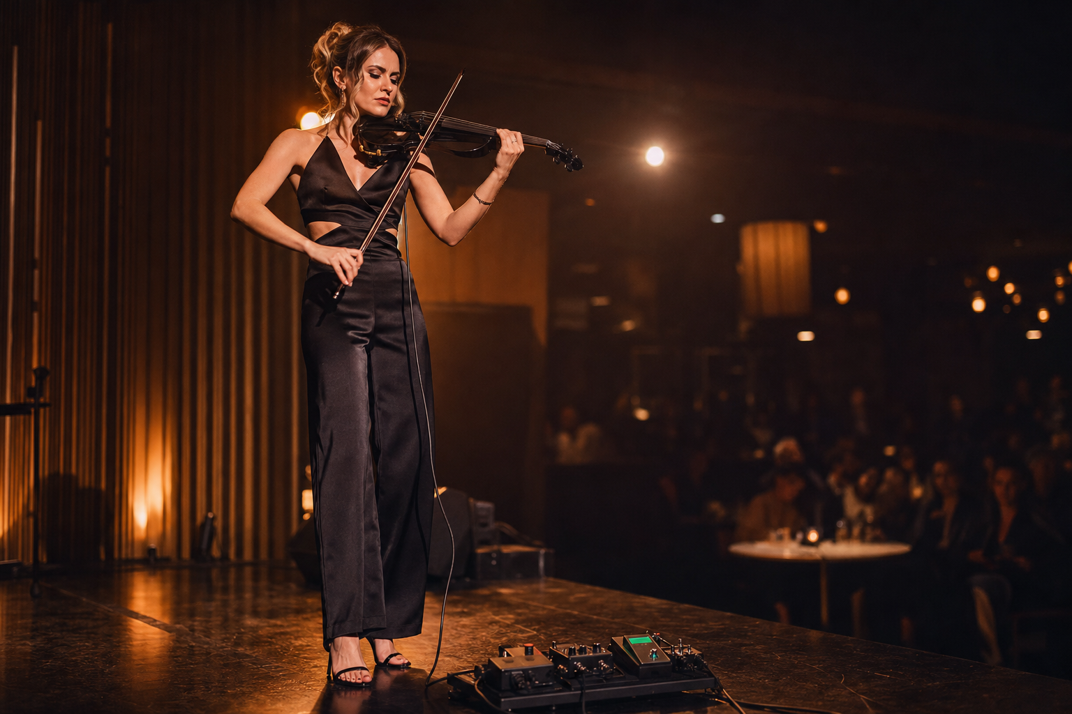 Best Tuner Pedals for Electric Violinists on Stage — Tanya Strings blog article image